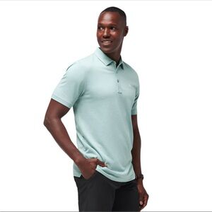 Travis Mathew Light Mint Green Polo Shirt